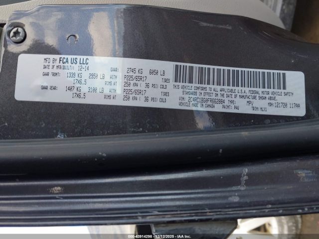 2015 CHRYSLER TOWN & COUNTRY 2C4RC1BG0FR662884 Photo 8