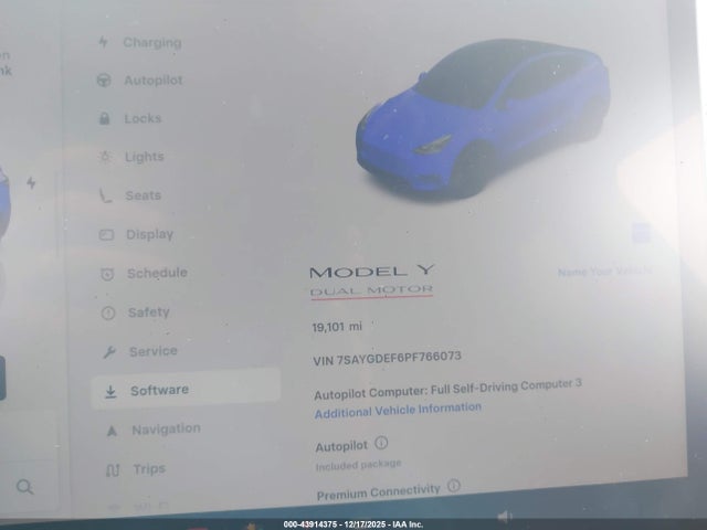 7SAYGDEF6PF766073 Tesla Model Y Performance Dual Motor All-wheel Drive