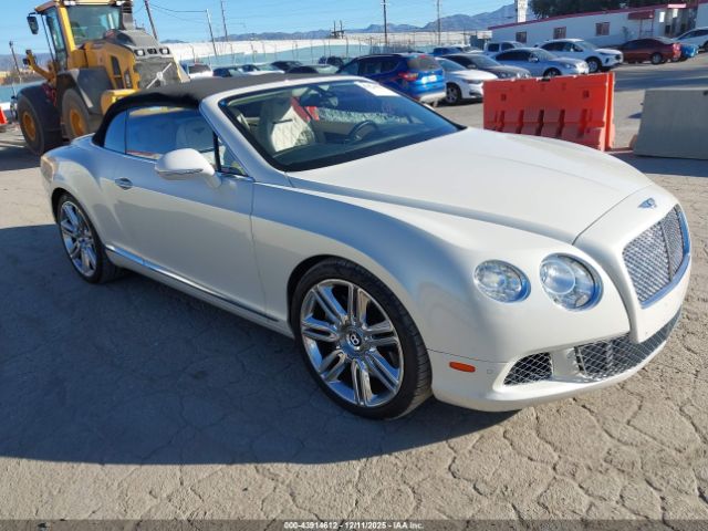 2013 BENTLEY CONTINENTAL GTC SCBGR3ZA0DC079078