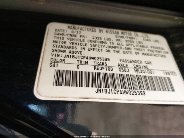 2017 NISSAN ROGUE SPORT JN1BJ1CP4HW025399 Photo 8