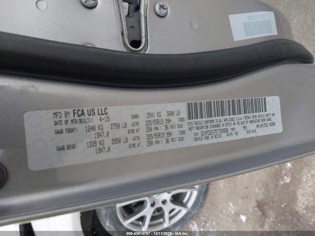 2019 DODGE JOURNEY 3C4PDDEG7KT769858 Photo 8