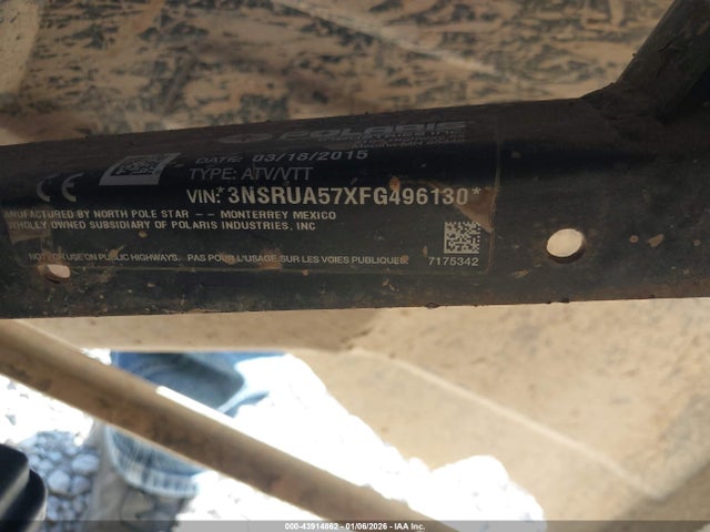 3NSRUA57XFG496130 Polaris Ranger Crew 570 Full-size