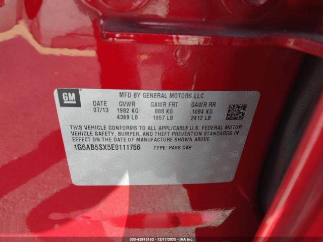 2014 CADILLAC ATS 1G6AB5SX5E0111756 Photo 8