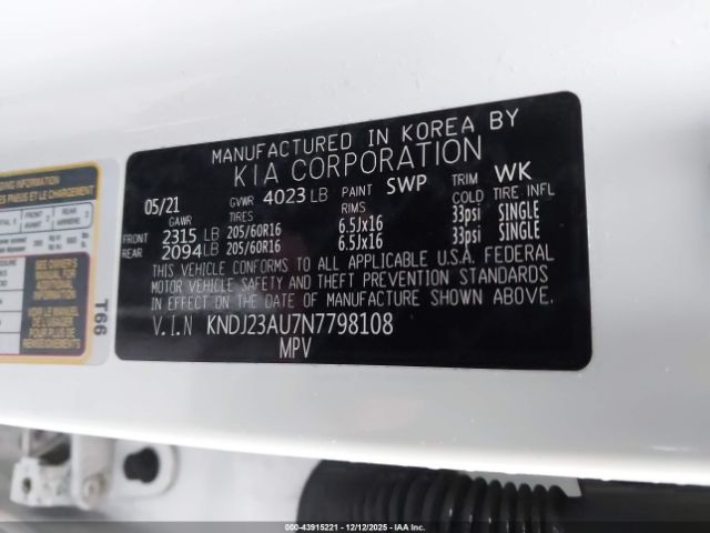 2022 KIA SOUL KNDJ23AU7N7798108 Photo 8