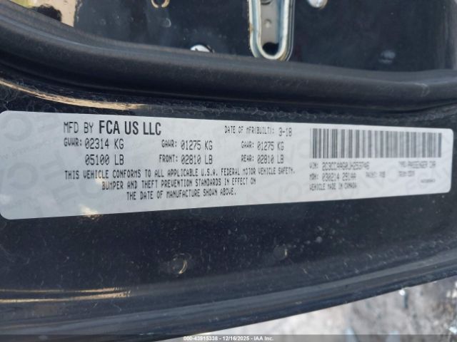 2018 CHRYSLER 300 2C3CCAAG0JH253746 Photo 8