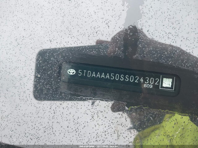 5TDAAAA50SS024302 Toyota Grand Highlander Limited
