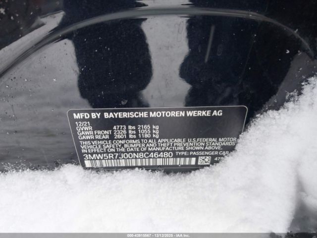 2022 BMW 330I 3MW5R7J00N8C46480 Photo 8