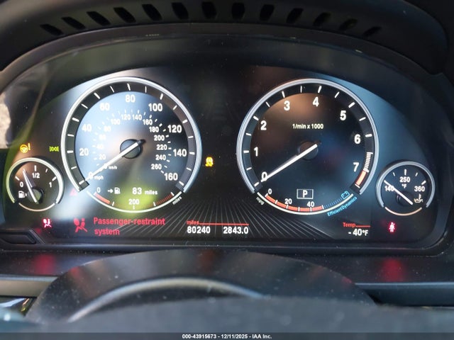 2013 BMW 550I WBAFR9C56DD227281 Photo 6