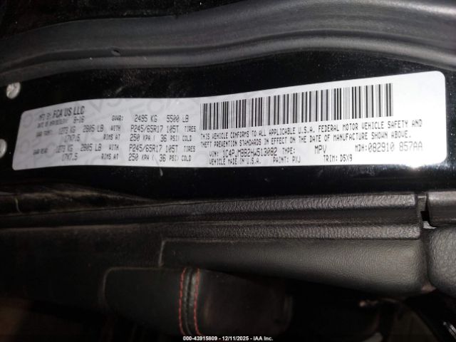 2017 JEEP CHEROKEE 1C4PJMBB2HW513082 Photo 8