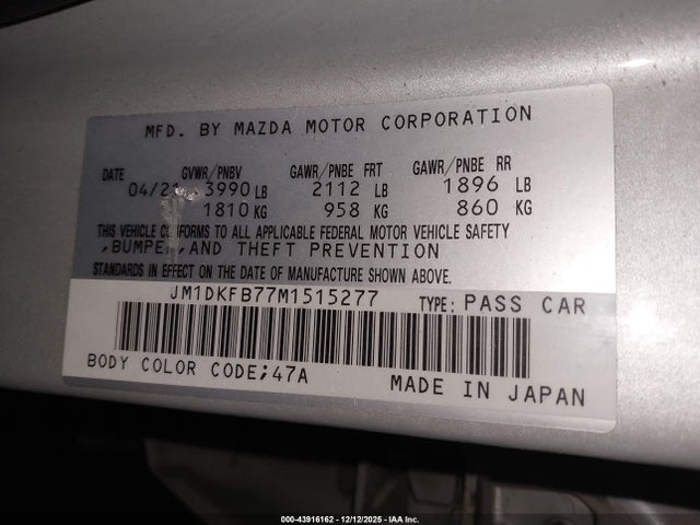 2021 MAZDA CX-3 JM1DKFB77M1515277 Photo 8