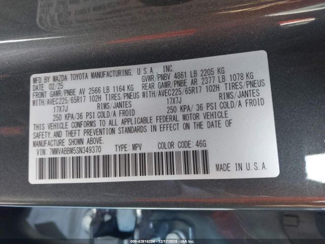 2025 MAZDA CX-50 7MMVABBM5SN349370 Photo 8