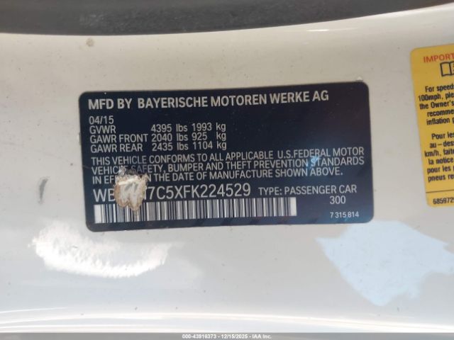 2015 BMW 428I WBA3N7C5XFK224529 Photo 8