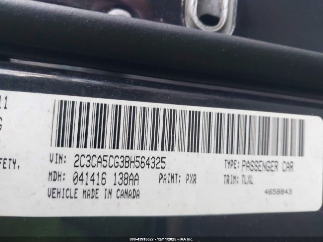 2011 CHRYSLER 300 2C3CA5CG3BH564325 Photo 8