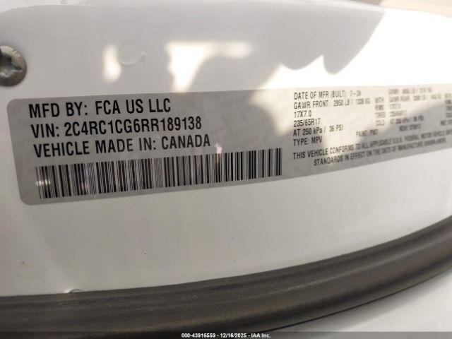 2024 CHRYSLER VOYAGER 2C4RC1CG6RR189138 Photo 8