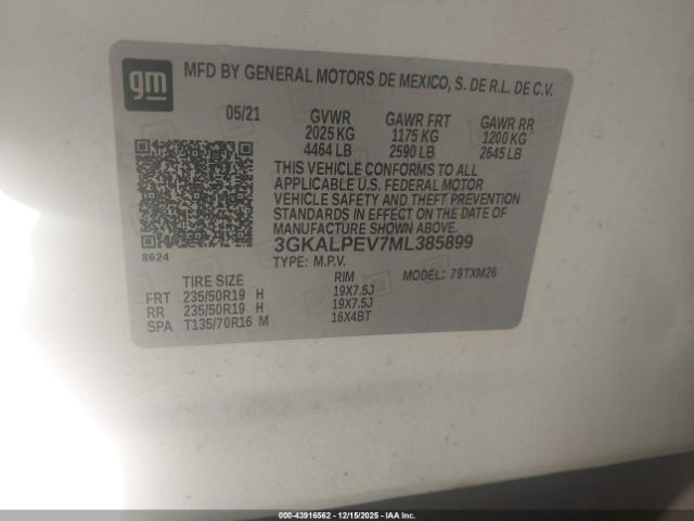 2021 GMC TERRAIN 3GKALPEV7ML385899 Photo 8