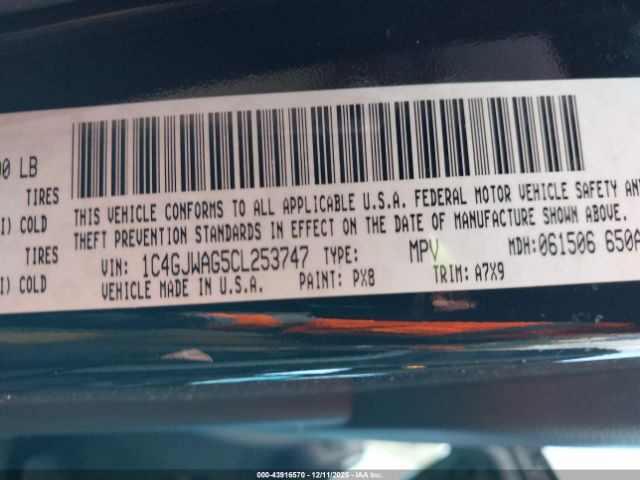 2012 JEEP WRANGLER 1C4GJWAG5CL253747 Photo 8