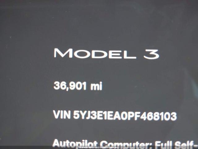 2023 TESLA MODEL 3 5YJ3E1EA0PF468103 Photo 6