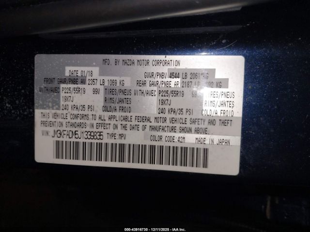 2018 MAZDA CX-5 JM3KFADM5J1339835 Photo 8