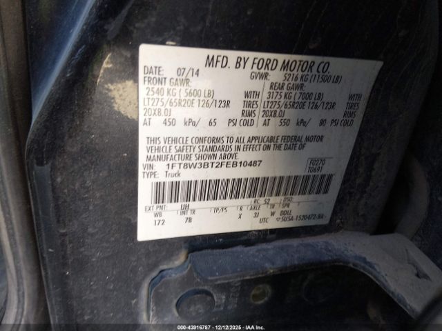 2015 FORD F-350 1FT8W3BT2FEB10487 Photo 8