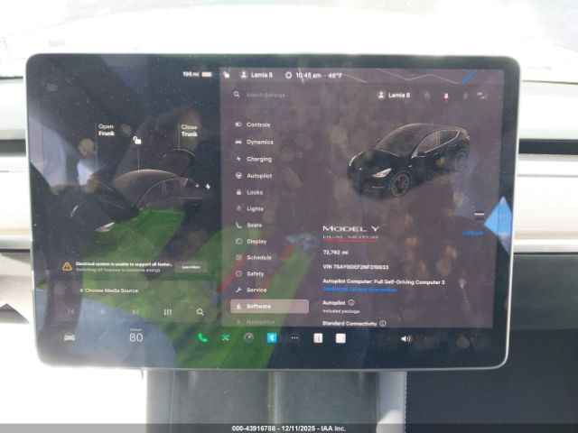 2022 TESLA MODEL Y 7SAYGDEF2NF319933 Photo 6