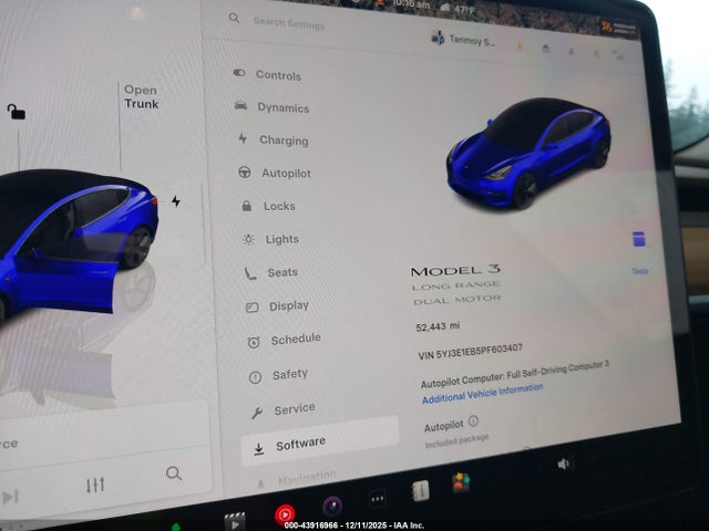 2023 TESLA MODEL 3 5YJ3E1EB5PF603407 Photo 6