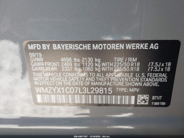 2020 MINI COUNTRYMAN WMZYX1C07L3L29815 Photo 8