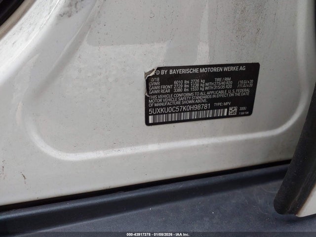 2019 BMW X6 5UXKU0C57K0H98781 Photo 8