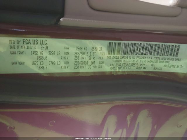 2018 JEEP GRAND CHEROKEE 1C4RJFBG0JC335518 Photo 8