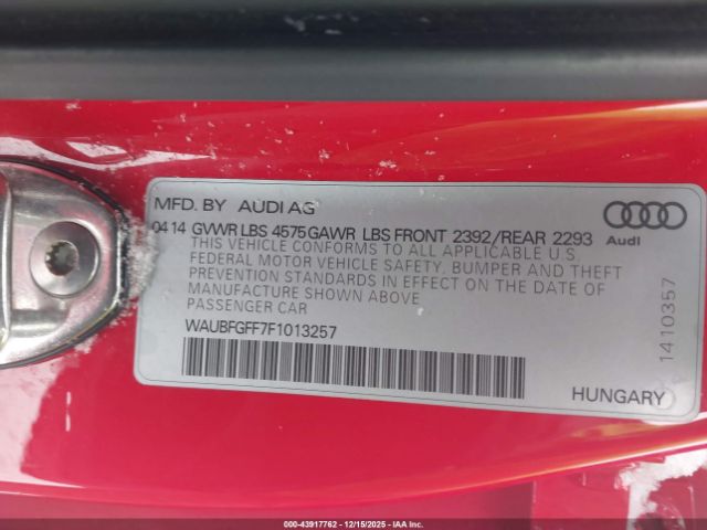 2015 AUDI A3 WAUBFGFF7F1013257 Photo 8