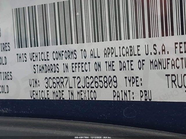 2018 RAM 1500 3C6RR7LT2JG265809 Photo 8