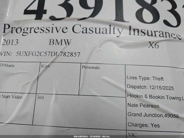 2013 BMW X6 5UXFG2C57DL782857 Photo 8
