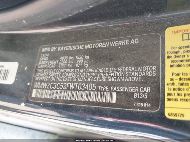 2015 MINI COUNTRYMAN WMWZC3C52FWT03405 Photo 8