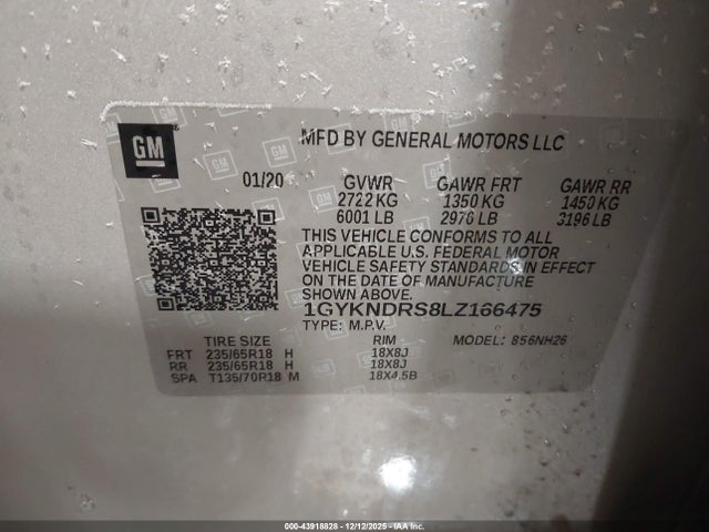 2020 CADILLAC XT5 1GYKNDRS8LZ166475 Photo 8