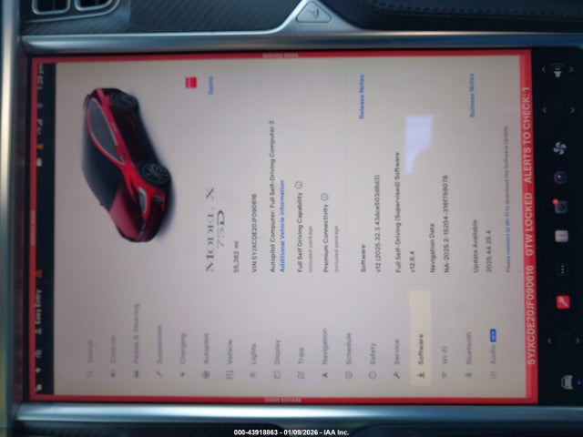 Tesla Model X 100d/75d/p100d 2018 5YJXCDE20JF090616 Image 19