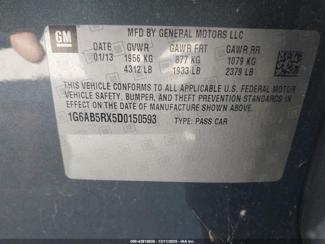 2013 CADILLAC ATS 1G6AB5RX5D0150593 Photo 8