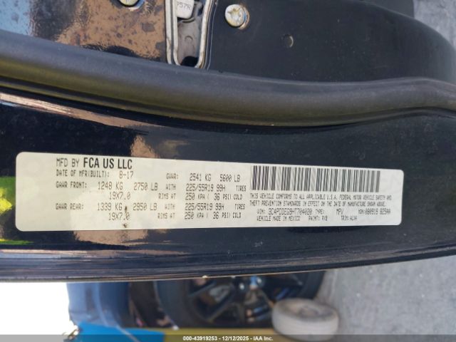 2017 DODGE JOURNEY 3C4PDDEG9HT704020 Photo 8