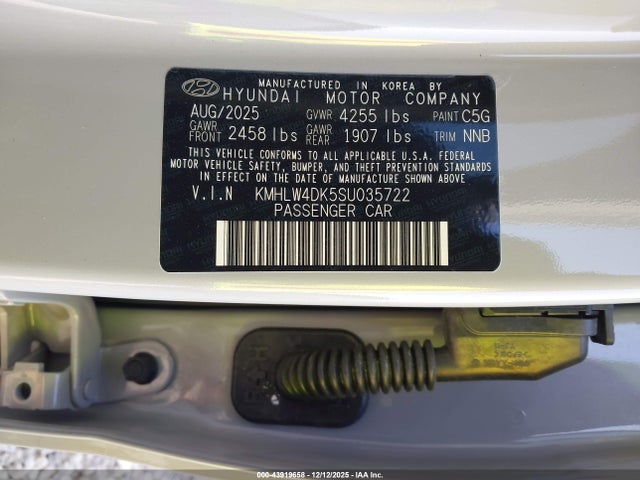 2025 HYUNDAI ELANTRA N KMHLW4DK5SU035722 Photo 8