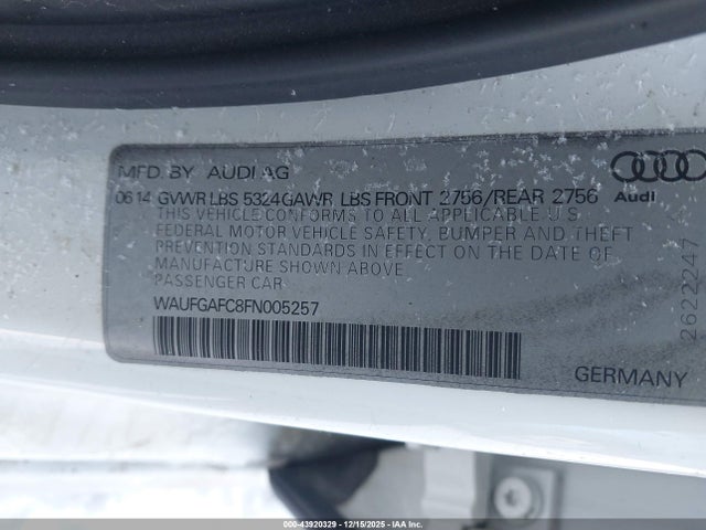 2015 AUDI A6 WAUFGAFC8FN005257 Photo 8