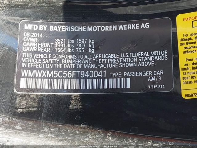 2015 MINI HARDTOP WMWXM5C56FT940041 Photo 8