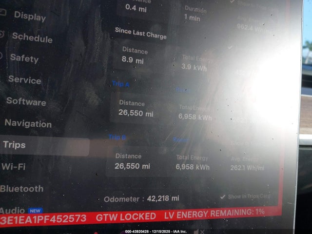 5YJ3E1EA1PF452573 Tesla Model 3 Rear-wheel Drive