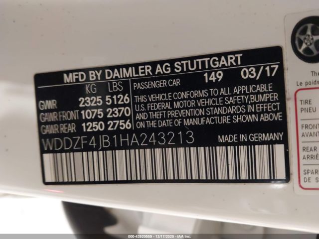 2017 MERCEDES-BENZ E 300 WDDZF4JB1HA243213 Photo 8