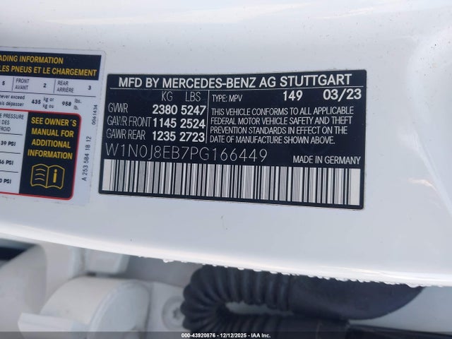 2023 MERCEDES-BENZ GLC 300 W1N0J8EB7PG166449 Photo 8