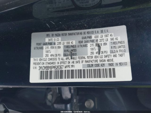 2023 MAZDA CX-30 3MVDMBBM8PM526397 Photo 8