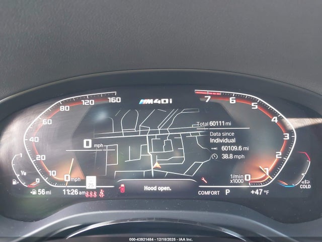 43921484 :رقم المزاد ، 5UXTY9C0XM9G76125 vin ، 2021 Bmw X3 M40i مزاد بيع