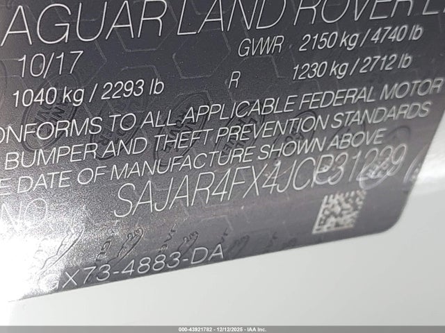 2018 JAGUAR XE SAJAR4FX4JCP31229 Photo 8