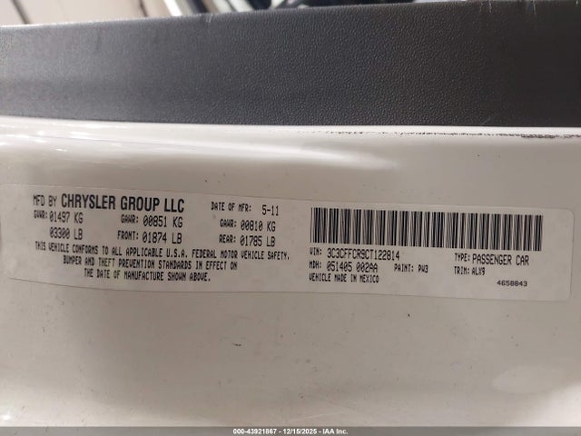 2012 FIAT 500 3C3CFFCR9CT122814 Photo 8