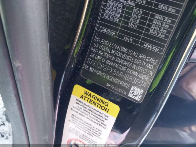 2021 LAND ROVER DISCOVERY SPORT SALCP2FX5MH883604 Photo 8