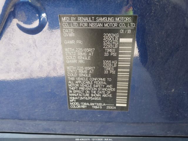 2018 NISSAN ROGUE KNMAT2MT6JP549531 Photo 8