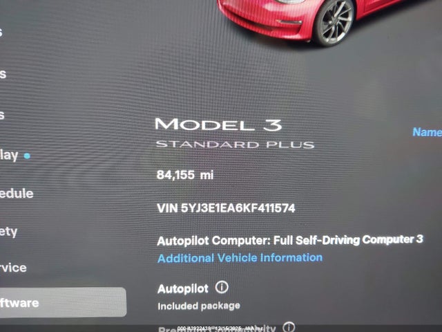 2019 TESLA MODEL 3 5YJ3E1EA6KF411574 Photo 6