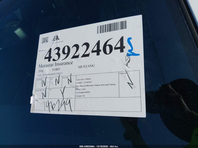1ZVBP8AM4E5278377 Ford Mustang V6 Premium